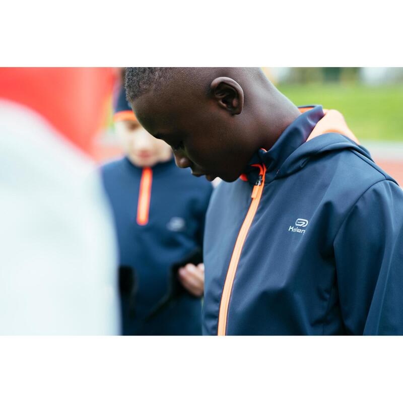 DĚTSKÁ BUNDA NA ATLETIKU ŠEDO-ČERVENÁ