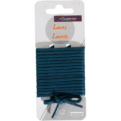 Lacets pour boots équitation bleu canard