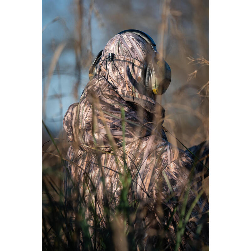 Cache-cou chasse chaud 500 camouflage marais
