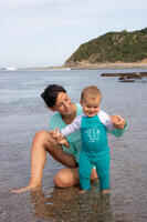 Surf 100 Baby UV-Resistant Leggings - Turquoise