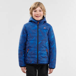 Kids Hiking Padded Jacket MH500 Blue (7-15 Yrs)