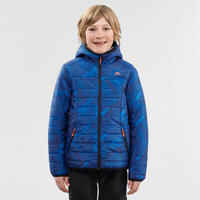 KIDS’ PADDED HIKING JACKET MH500 7-15 YEARS - BLUE