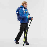 KIDS’ PADDED HIKING JACKET MH500 7-15 YEARS - BLUE