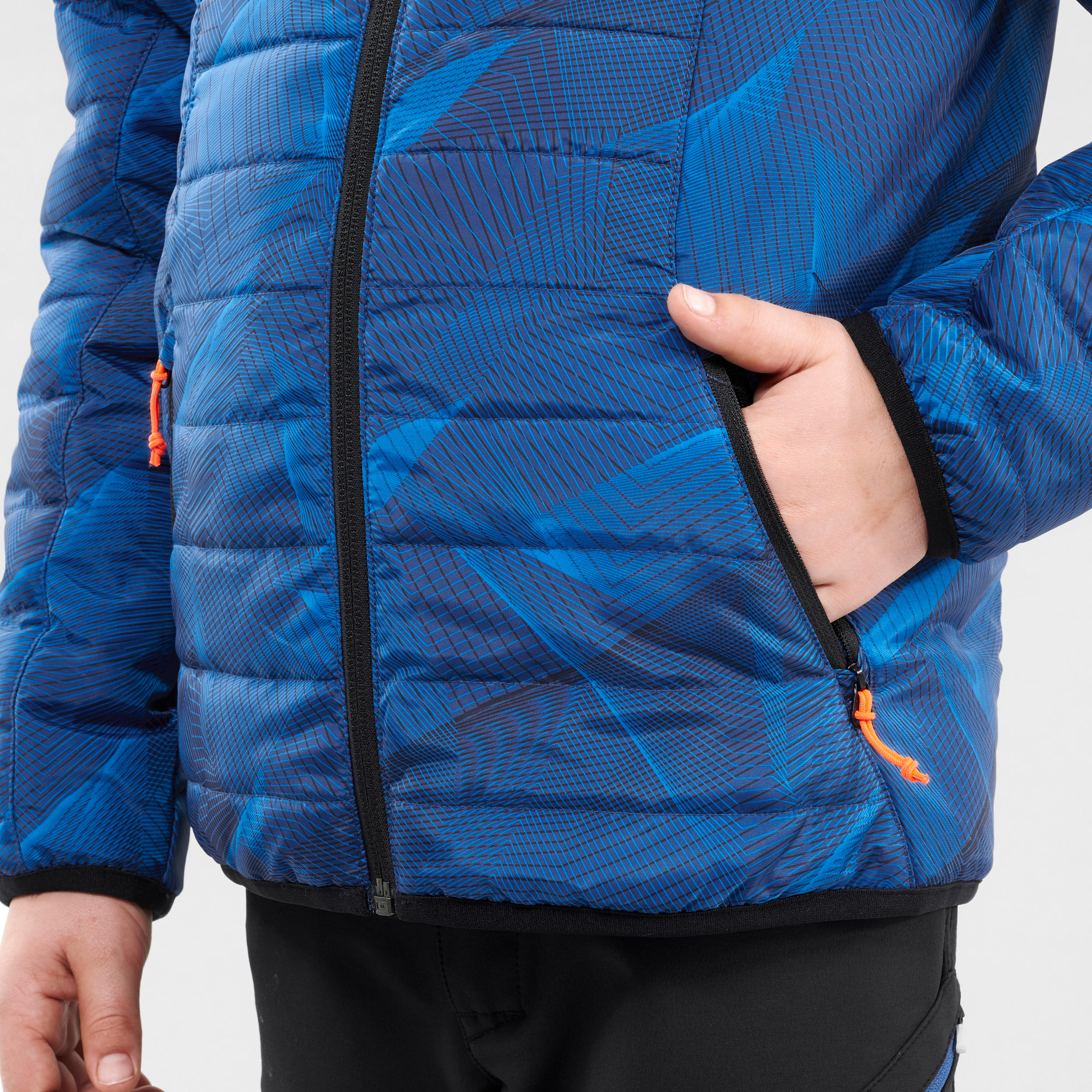 Manteau d'hiver en duvet synthétique enfants – MH 500 bleu - QUECHUA