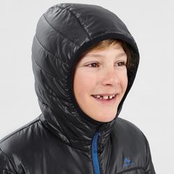 Doudoune Enfant De Randonnee Fille Mh500 Noire Quechua Decathlon