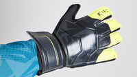 Adult Football Goalkeeper Gloves F100 Resist - Black/Yellow