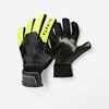 Adult Football Goalkeeper Gloves F100 Resist - Black/Yellow