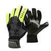 Brankárske futbalové rukavice F100 žlto-čierne