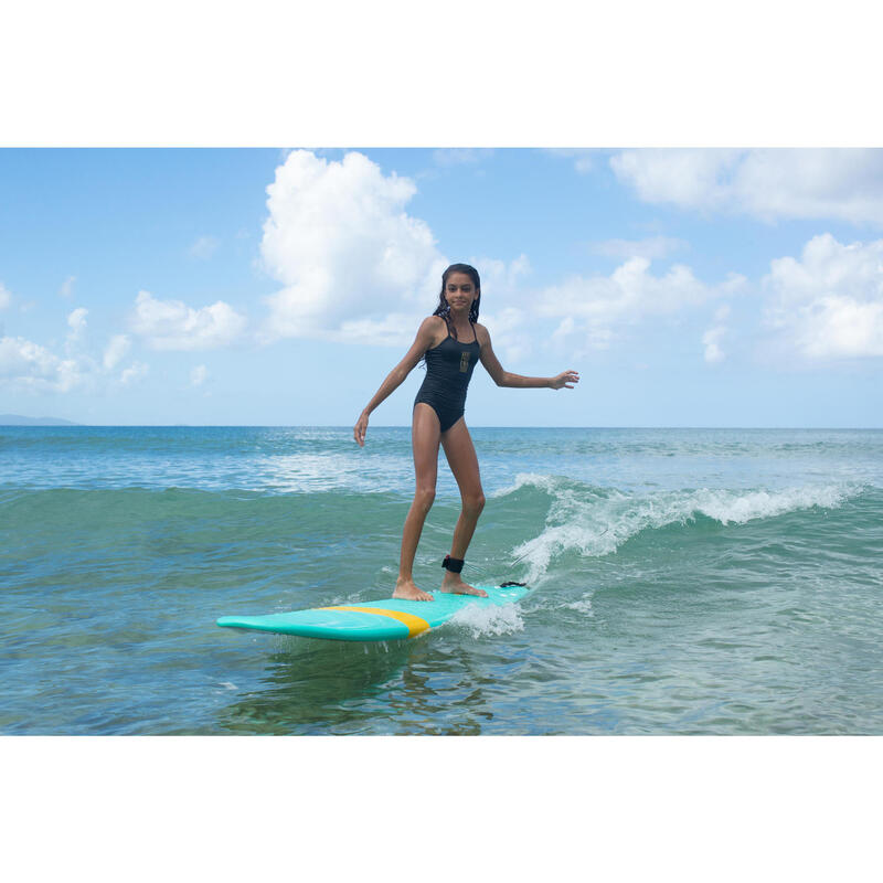 Dívčí jednodílné plavky Hanalei Wave It Easy na surf černé