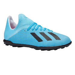 Fußballschuhe Multinocken X 19.3 HG Kinder blau