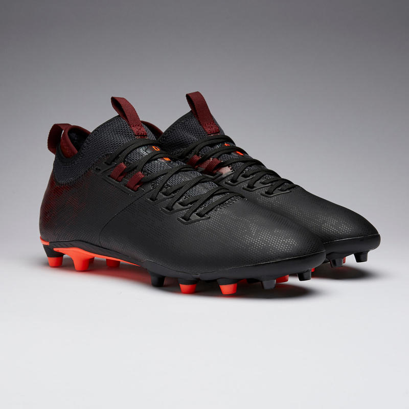 Agility 900 Mid FG Dry Field Soccer Cleats Black Decathlon Agility 900 Mid FG Dry Field Soccer Cleats Black Decathlon