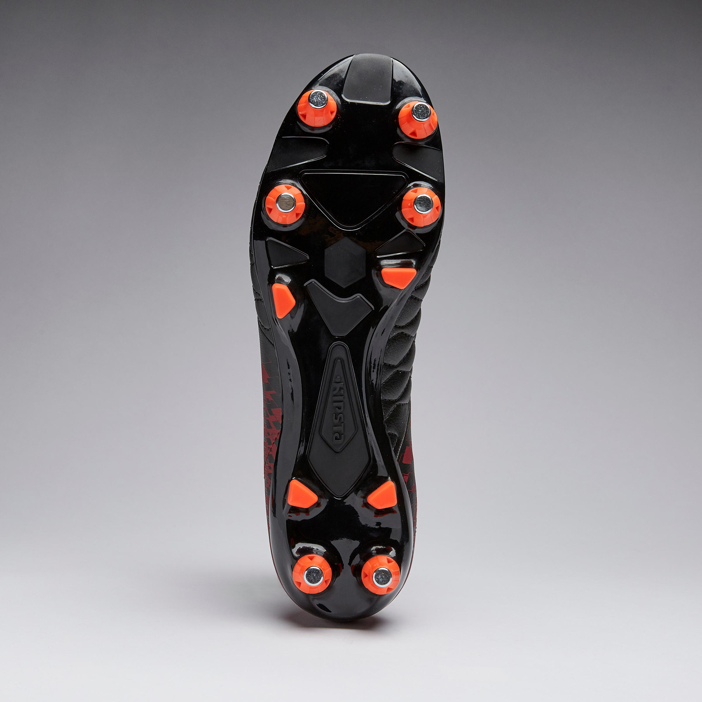 Chaussure de football adulte terrain gras Agility 500 SG noire