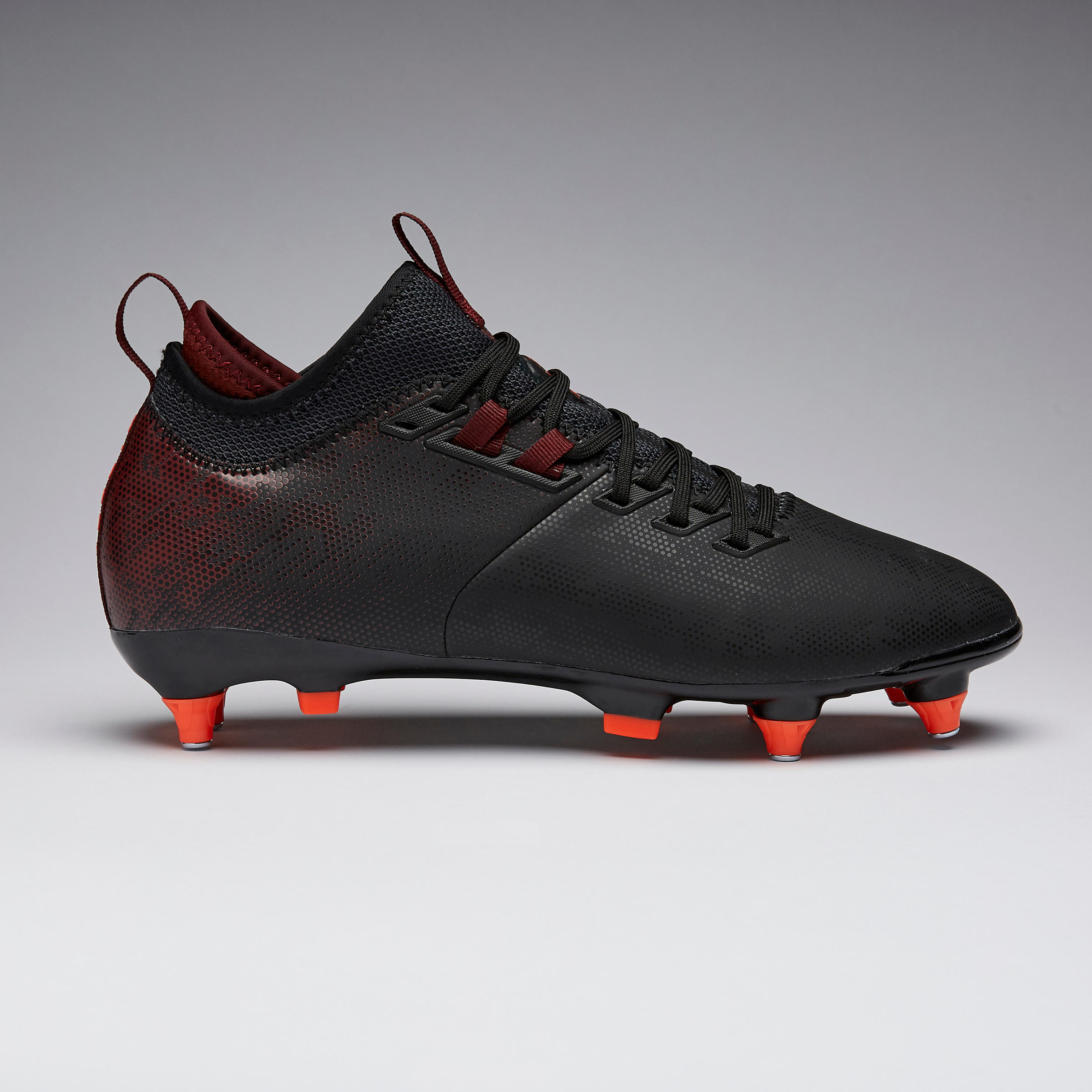 Agility 900 MiD SG Adult Soft Ground Football Boots - Black/Burgundy 2/14