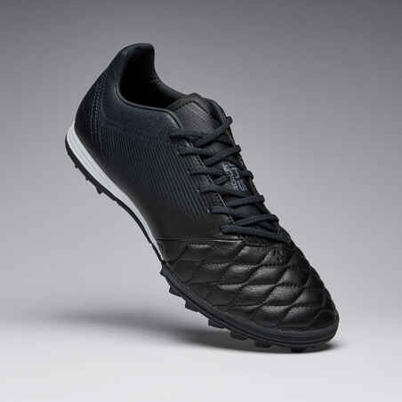 Adult Leather Hard Ground Football Boots Agility 540 - Black