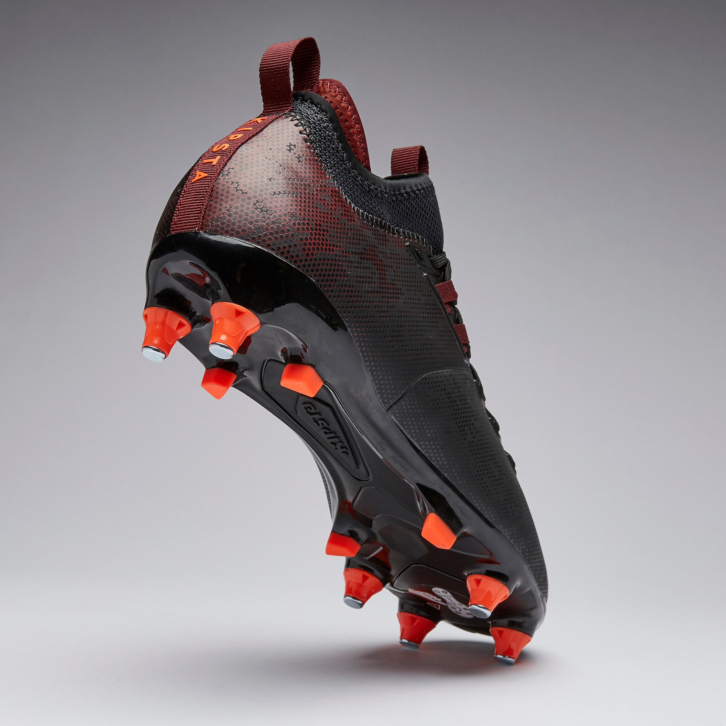Agility 900 MiD SG Adult Soft Ground Football Boots - Black/Burgundy 8/14
