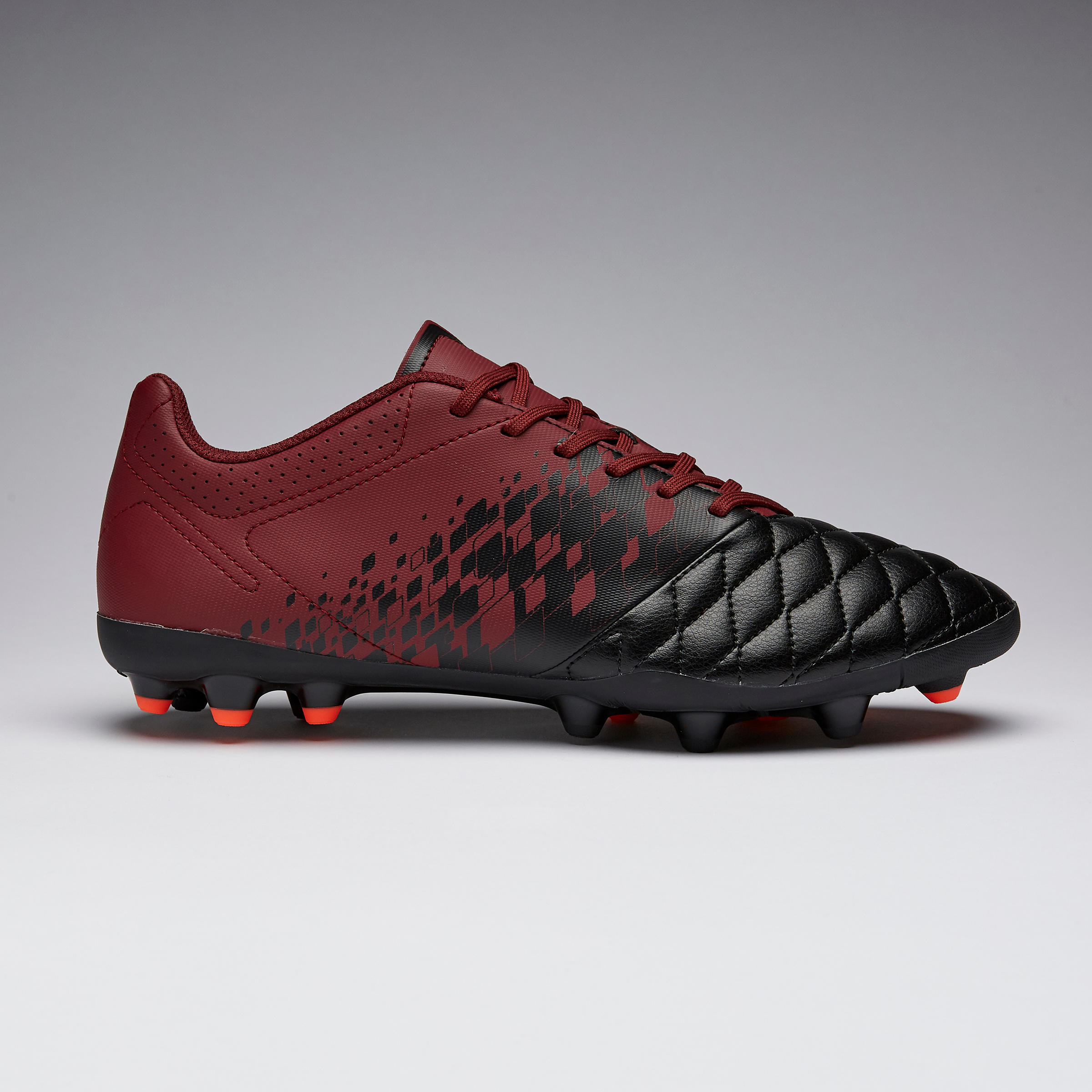 Agility 500 MG Adult Dry Pitch Football Boots - Black/Burgundy 2/13