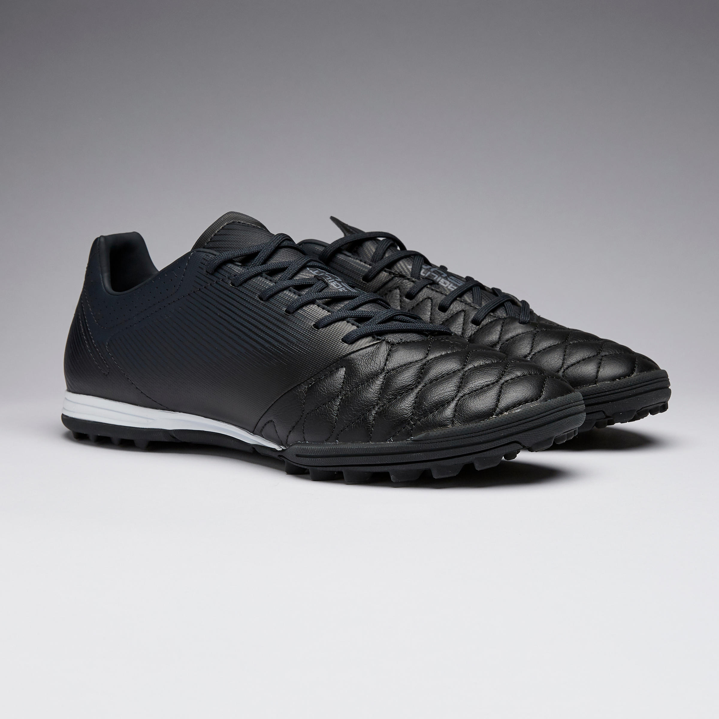 Tenis de fútbol adulto terrenos duros Agility 540 piel HG negro - Decathlon