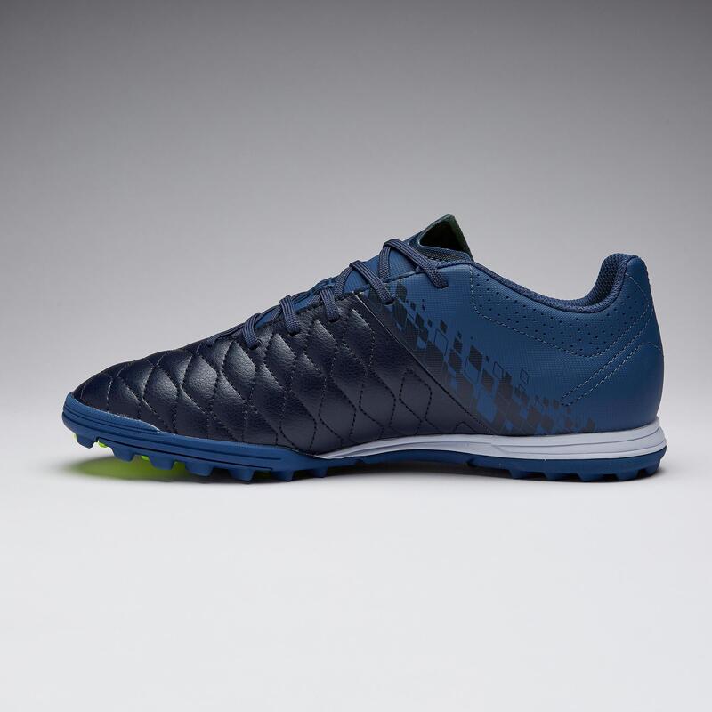 Chaussure de football adulte terrain dur Agility 500 HG bleue