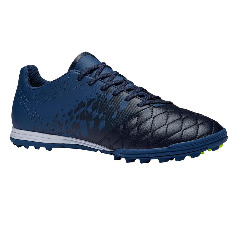 Chaussure de football adulte terrain dur Agility 500 HG bleue