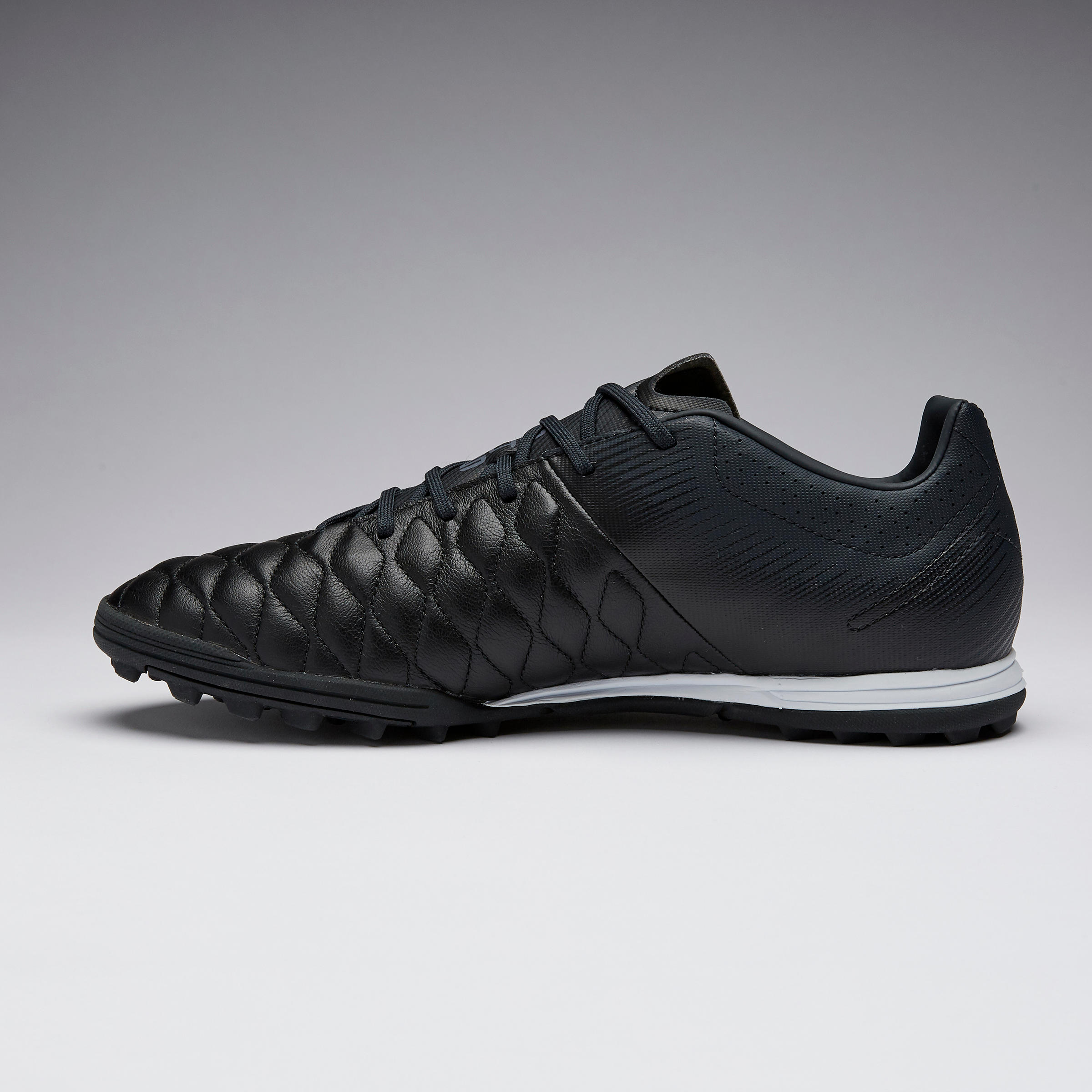 Tenis de fútbol adulto terrenos duros Agility 540 piel HG negro - Decathlon