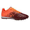 Adult Firm Pitch Football Boots Agility 500 TF - Burgundy/Orange