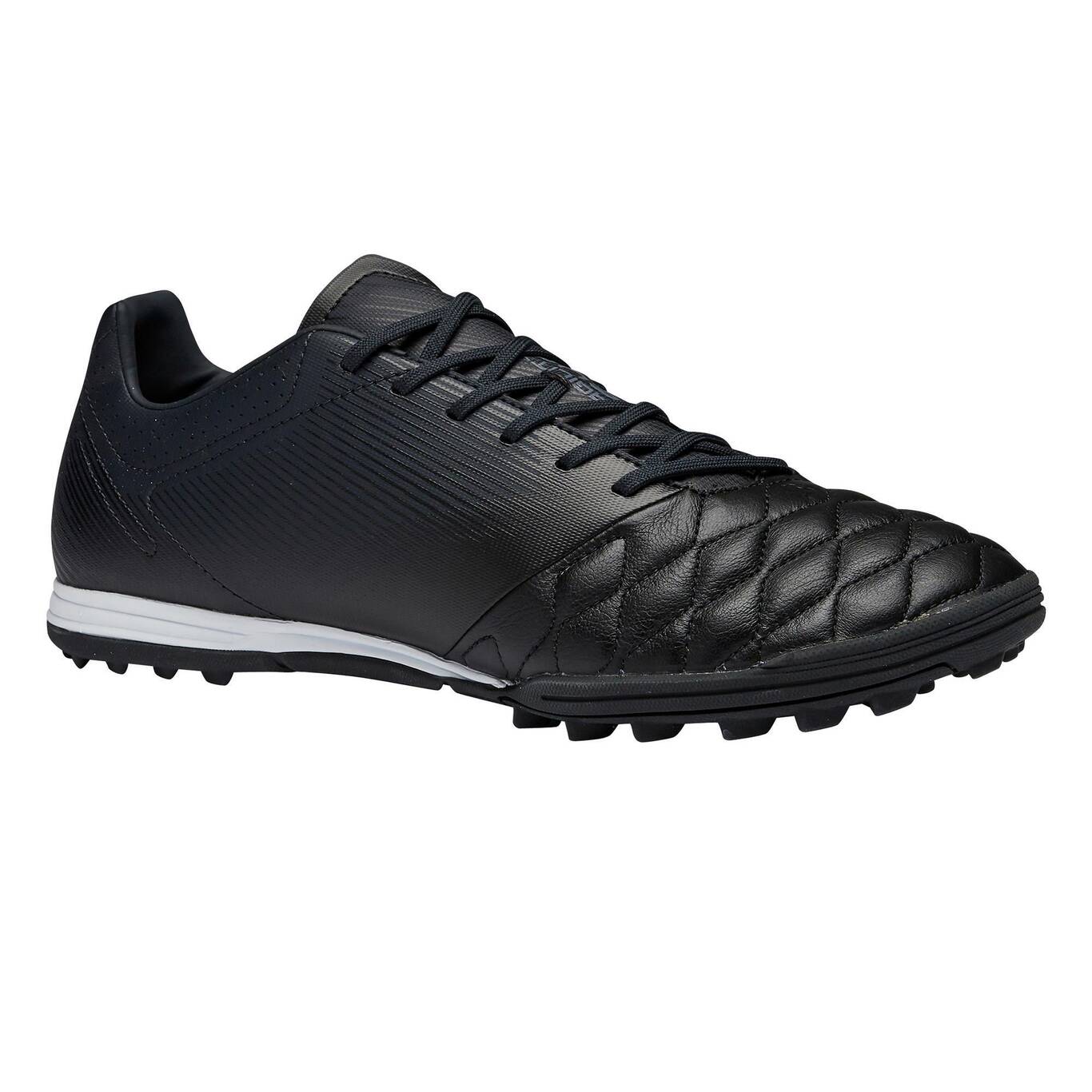 Adult Leather Hard Ground Football Boots Agility 540 - Black