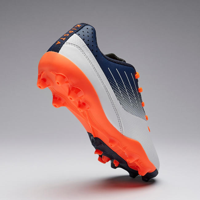 Agility 500 MG Kids' Dry Pitch LowTop Football Boots Grey/Navy