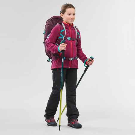 Fleecejacke Winterwandern MH150 Kinder Gr. 122–170 violett