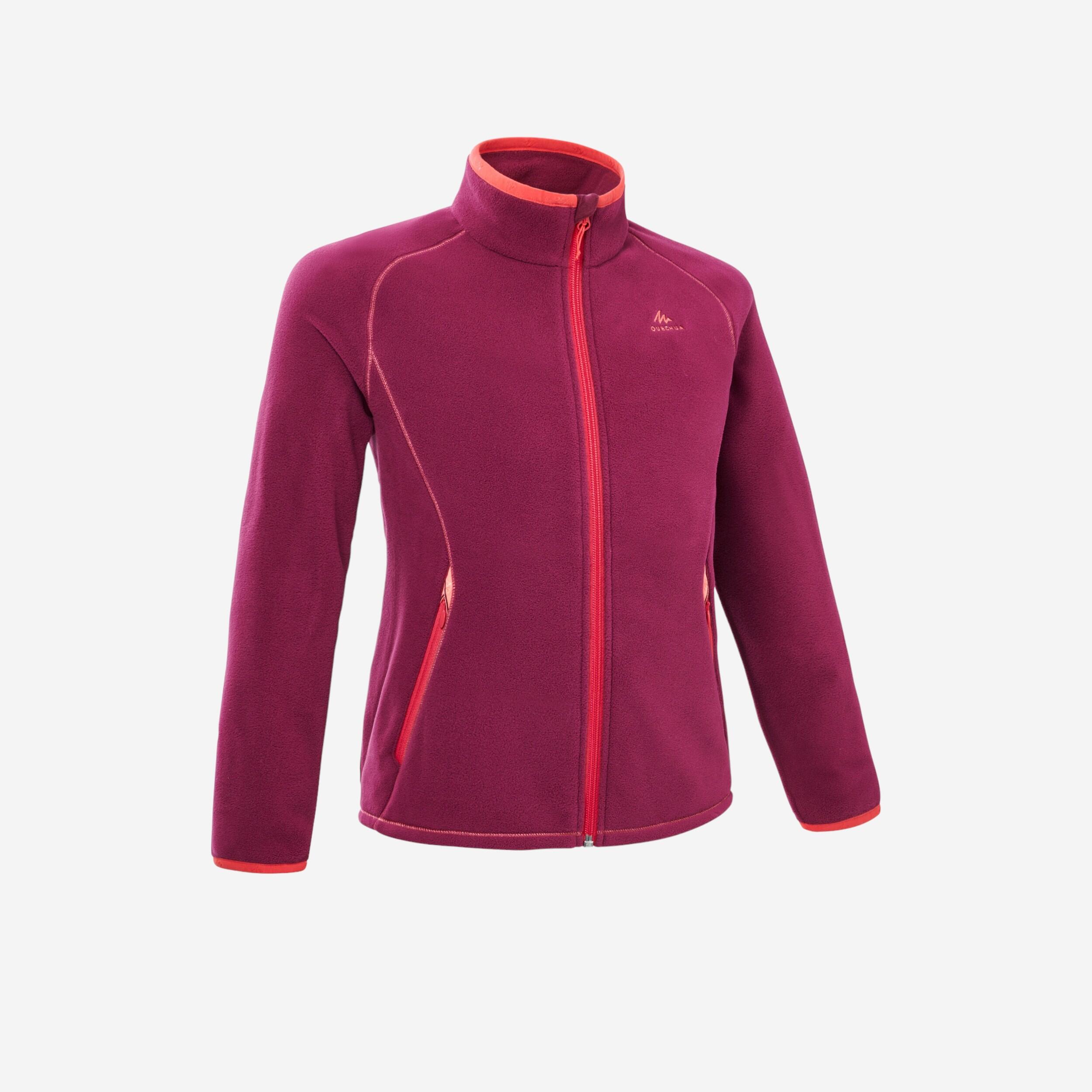 Veste polaire de randonnee MH150 violette enfant 7 15 ans Decathlon Tunisie