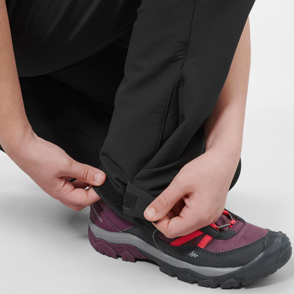 Softshellhose MH550 Kinder Mädchen Gr. 122–170 schwarz