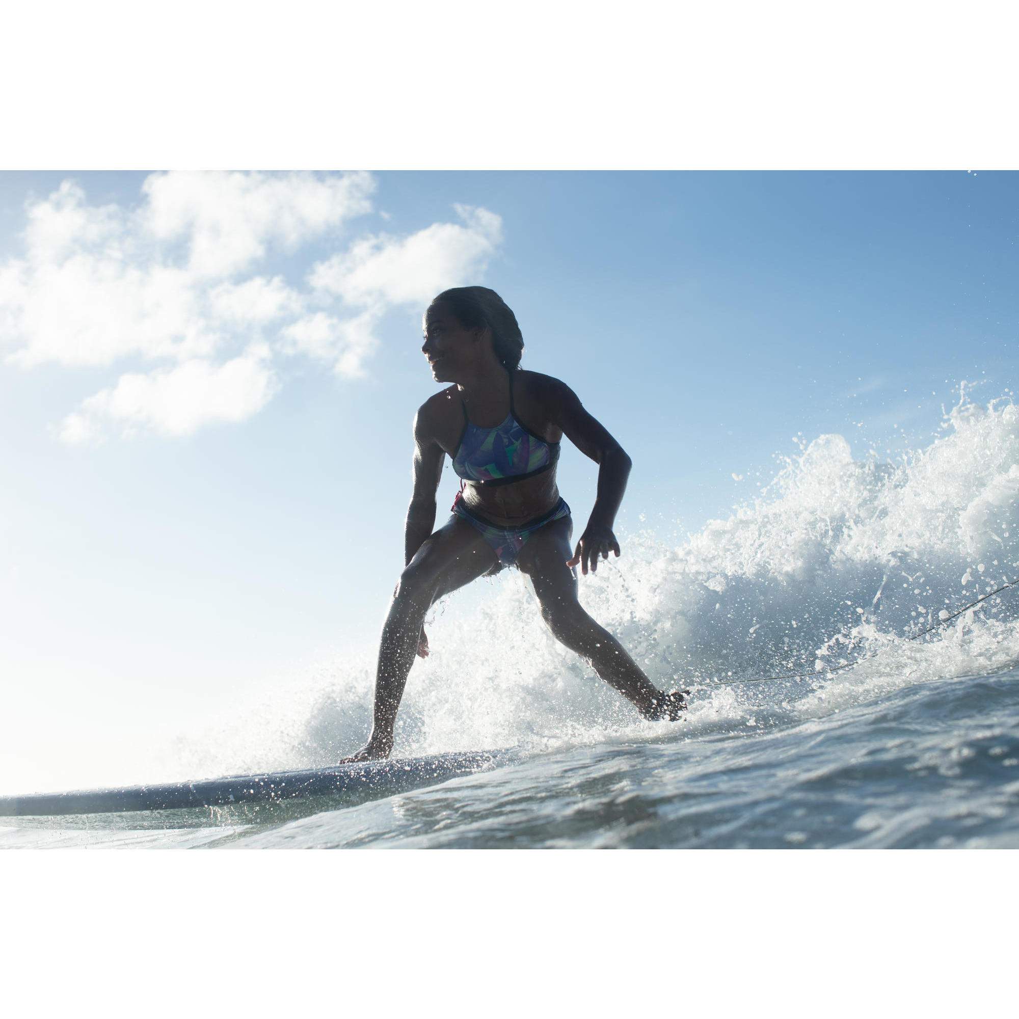 Maillot de bain SHORTY DE SURF FILLE MAS NAIMI OLAIAN Decathlon