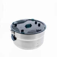 4-person stainless steel + non-stick camping cookset