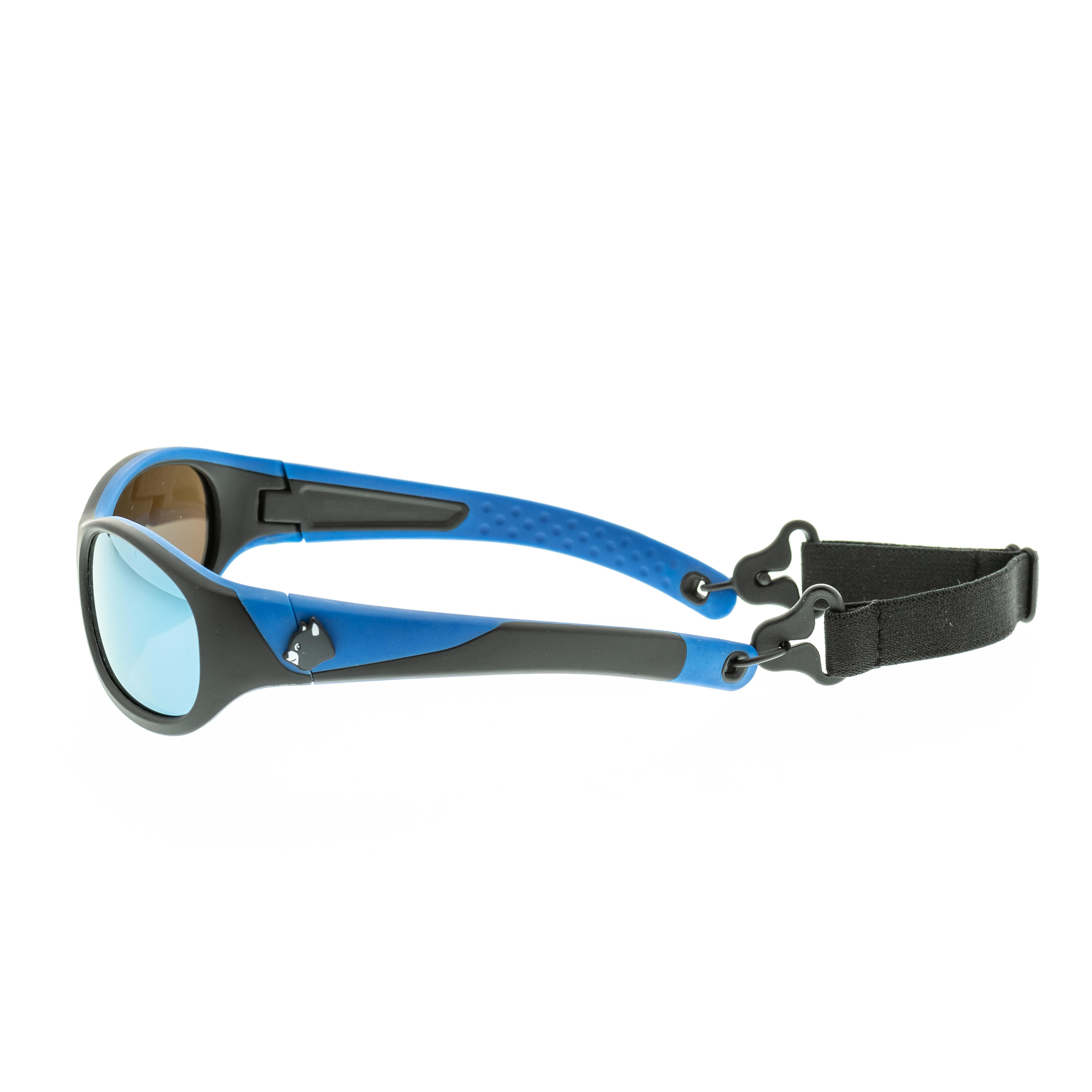 Kids’ Hiking Category 4 Sunglasses – MH K 500 Black/Blue - QUECHUA