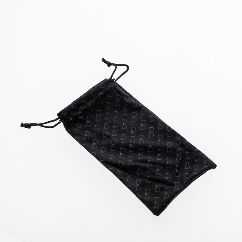 Microfibre fabric cleaning bag for glasses 120 MH ACC - black Microfibre fabric cleaning bag for glasses 120 MH ACC - black