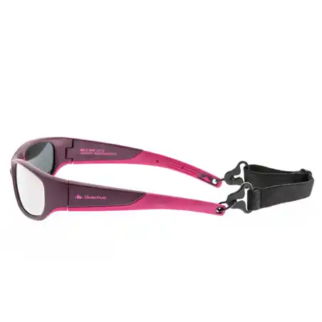 Children's Hiking Sunglasses Ages 9-11 Category 4 MH T550 - Purple