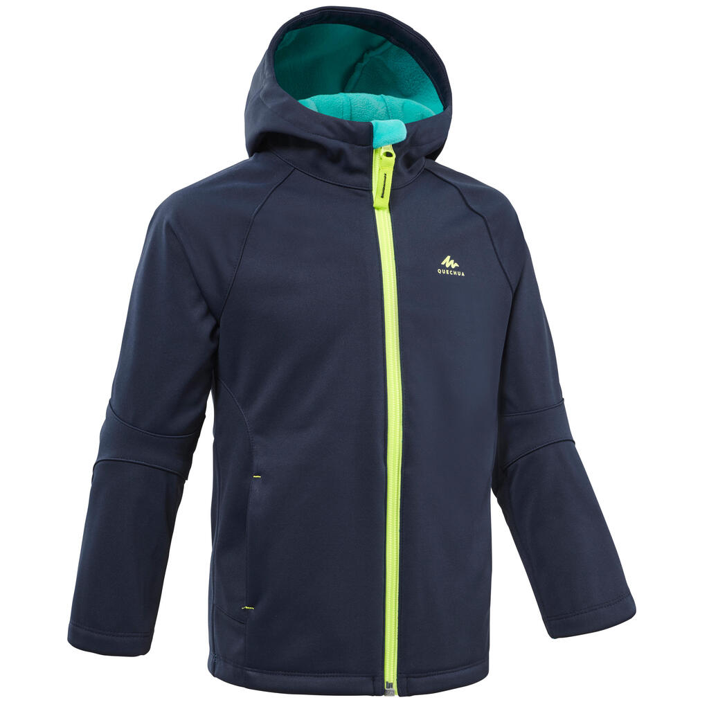 Children's softshell walking jacket - 2-6 years - navy