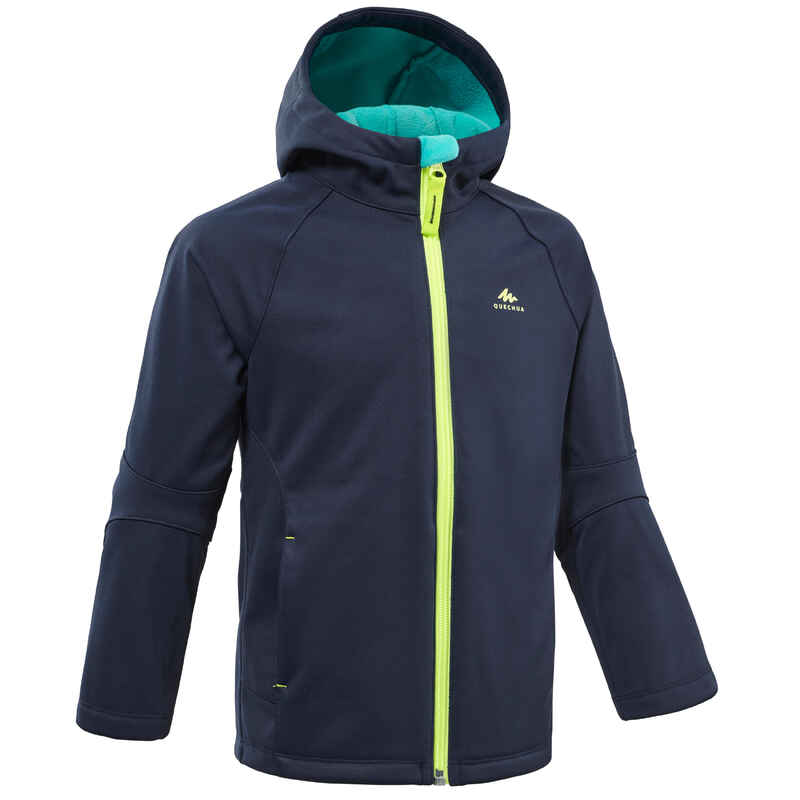 Softshell Hiking jacket - MH550 Navy - 2-6 years