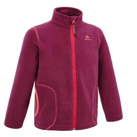 Chaqueta polar de montaña y trekking Niños 2-6 años Quechua MH150 violeta