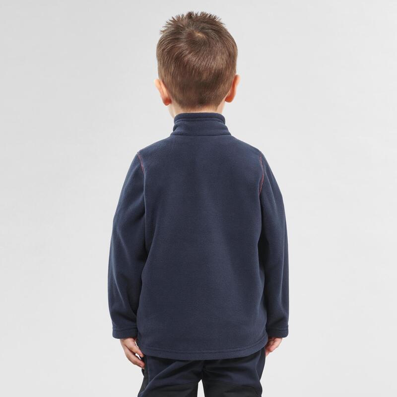 Fleece vest voor wandelen kinderen MH150 marineblauw 2-6 jaar