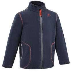 Veste polaire de randonnée - MH150 bleu marine - enfant 2-6 ans