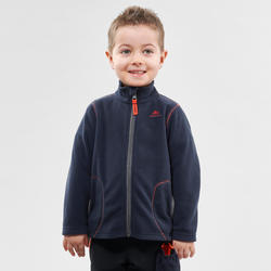 Chaqueta polar de montaña y trekking niños 2-6 años quechua mh150 azul marino