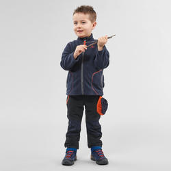 Veste polaire de randonnée - MH150 bleu marine - enfant 2-6 ans