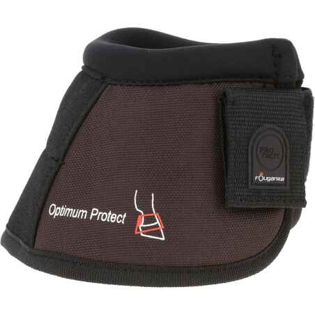 Optimum Protect Horse and Pony Overreach Boots Twin-Pack - Brown
