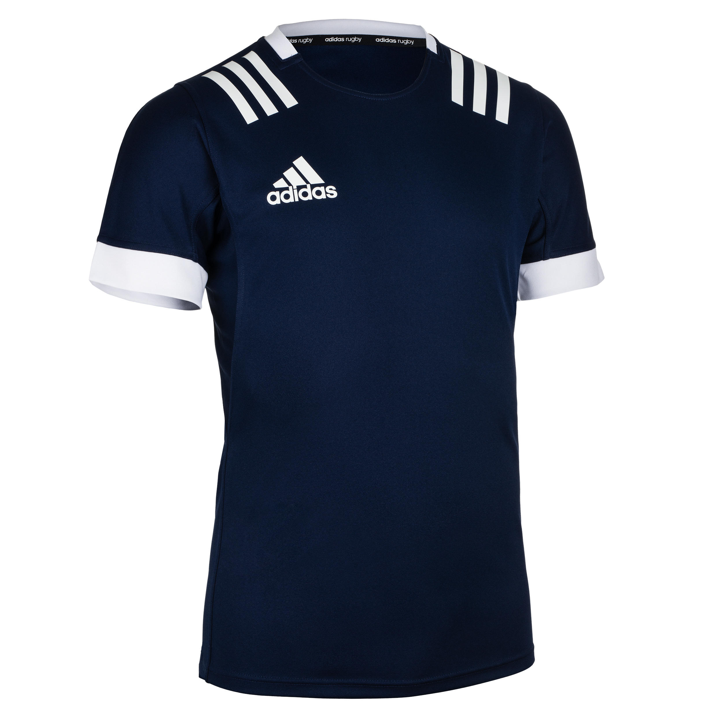 ADIDAS Men's Rugby Short-Sleeved Jersey 3S - Blue
