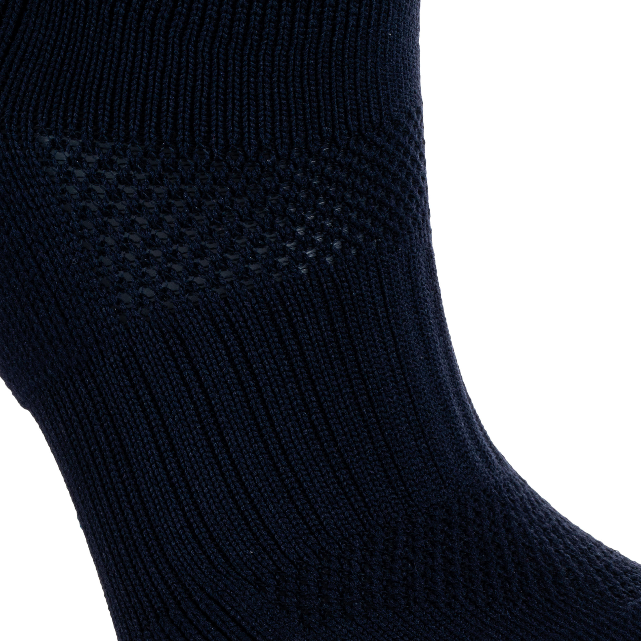 Kids' Knee-Length Rugby Socks R500 - Blue 3/6