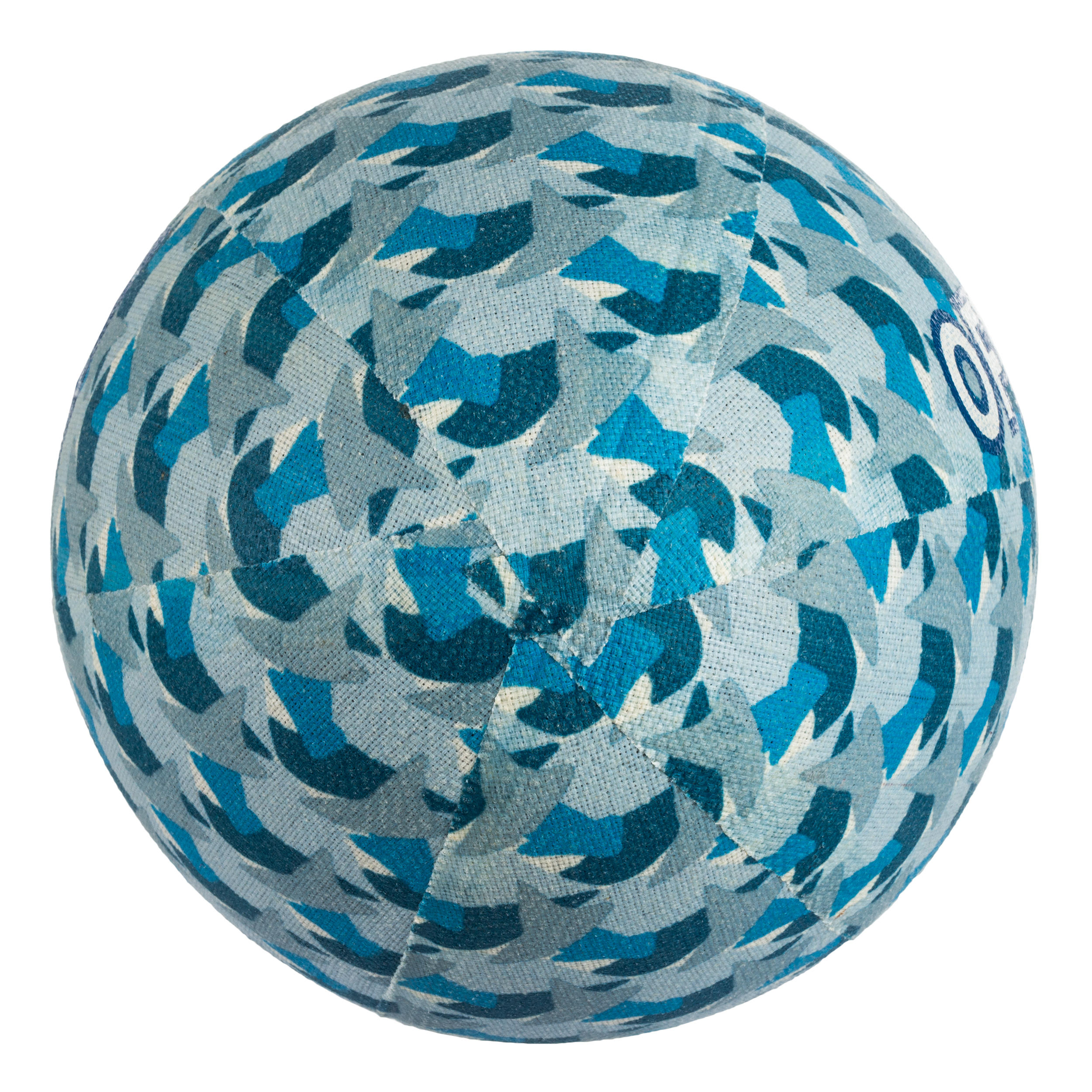 Recreational Fabric Rugby Ball Size 3 100 - Blue 4/6