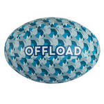 Offload Rugbybal recreatief 100 stof maat 3 blauw