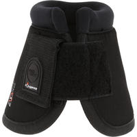 Optimum Horse Riding Open Overreach Boots For Horse And Pony Twin-Pack - Black