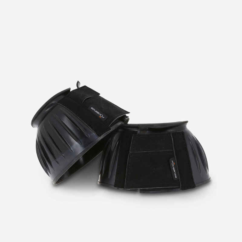 Hufglocken Gummi 2 Stück Pony/Pferd schwarz