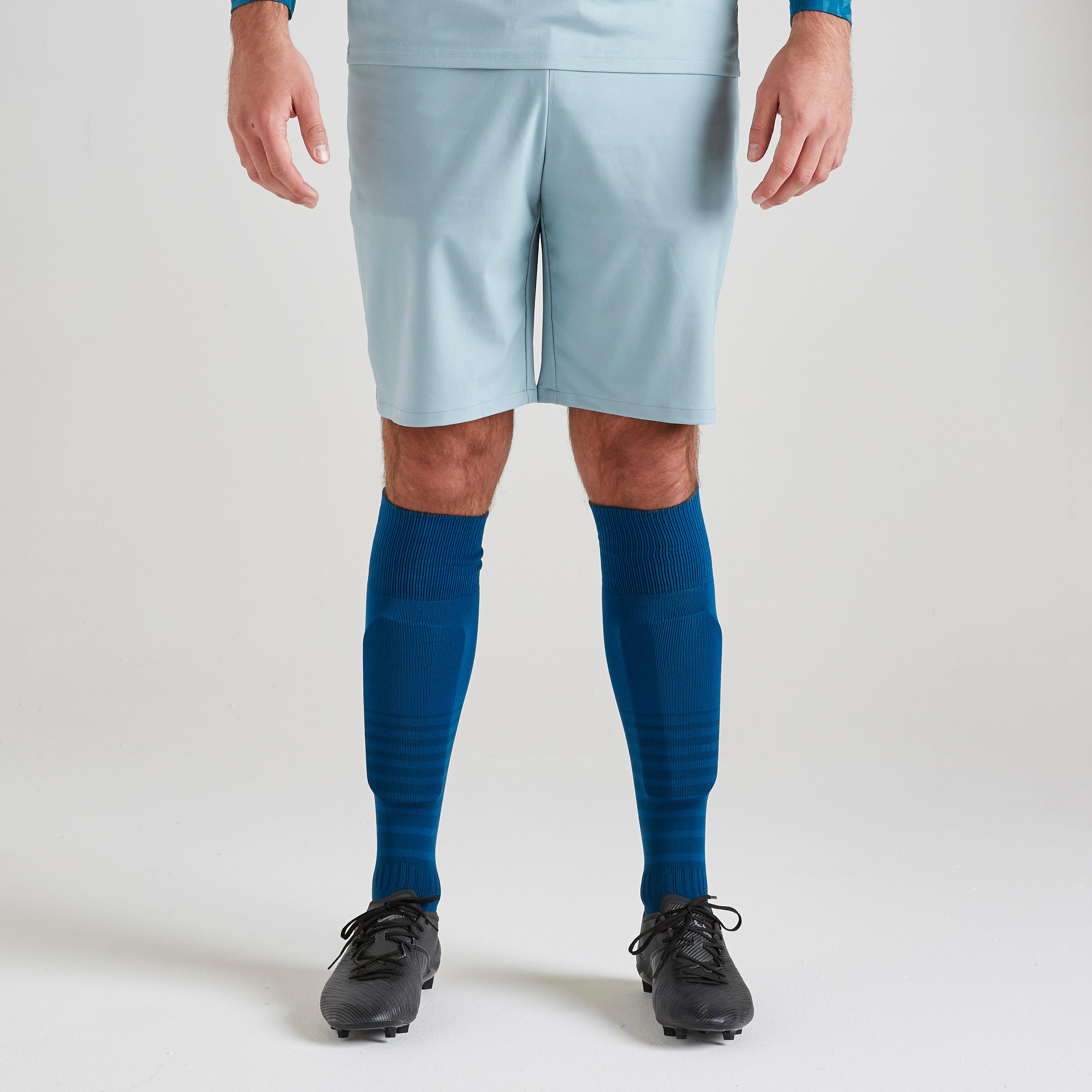 F500 Adult Football Goalkeeper Shorts - Grey 2/8